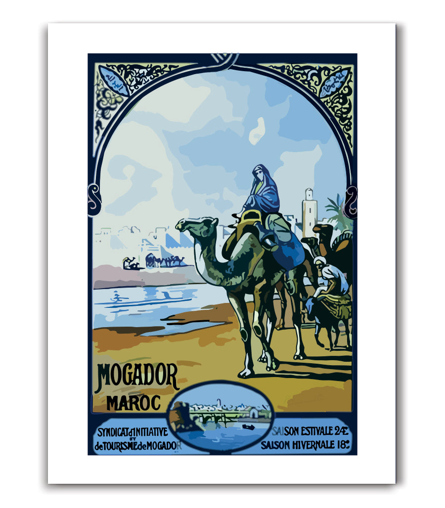 Tableau Decoratif Design Unique Mogador Maroc