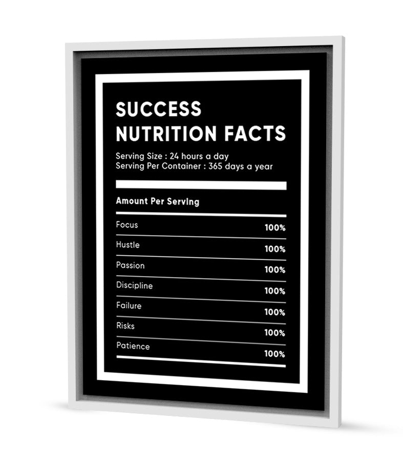 La Recette du Succès Tableau Décoratif Moderne