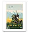 Tableau Decoratif Le Maroc Par Air ATlas Casablanca