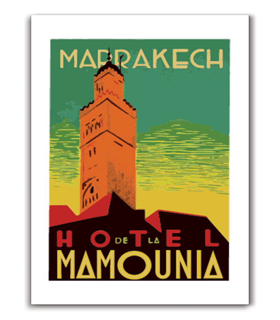 Tableau Decoratif Marrakech Hotel De La Mamounia