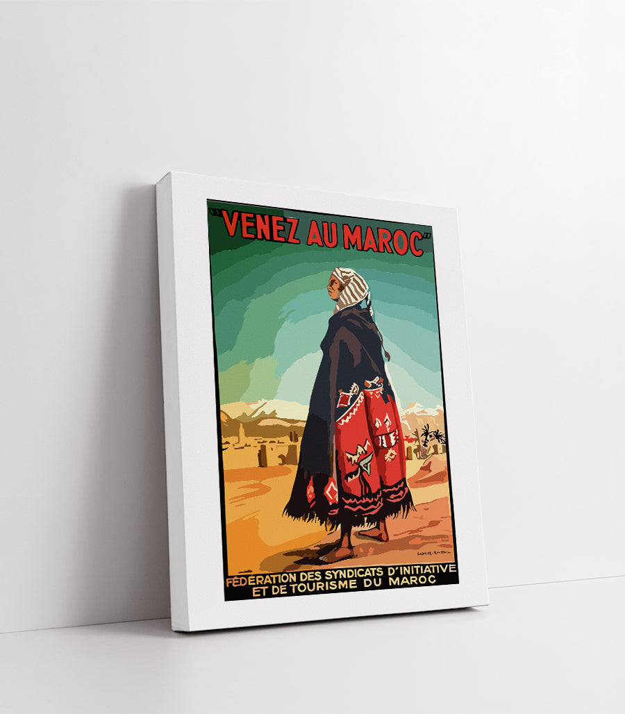 Tableau Decoratif Venez Au Maroc