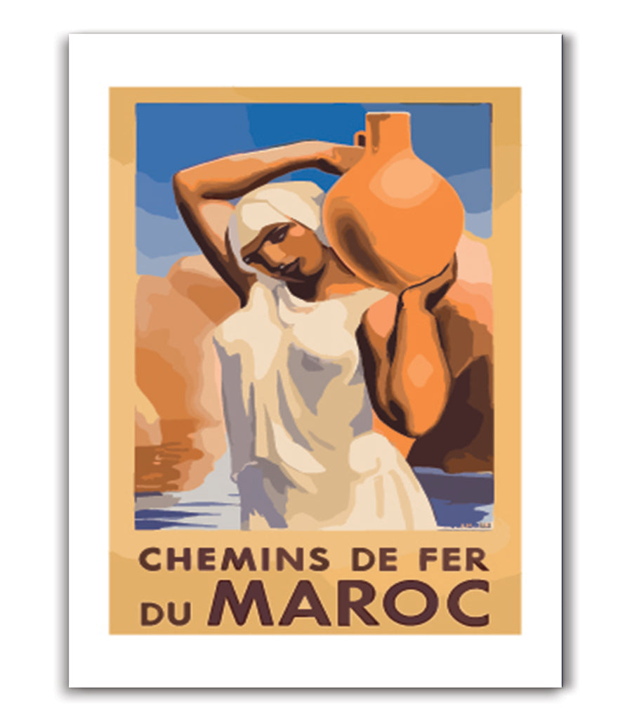Tableau Decoratif Chemins De Fer Du Maroc
