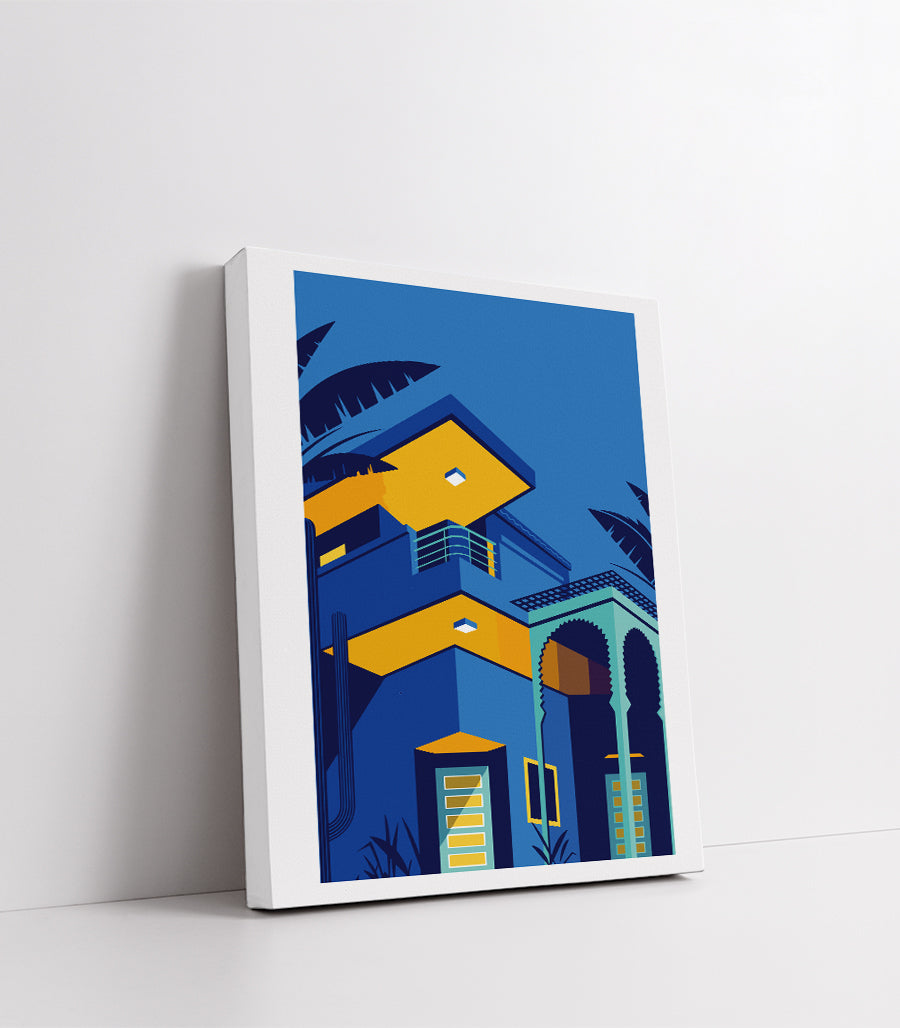 Tableau Decoratif Chic Jardin Majorelle Marrakech