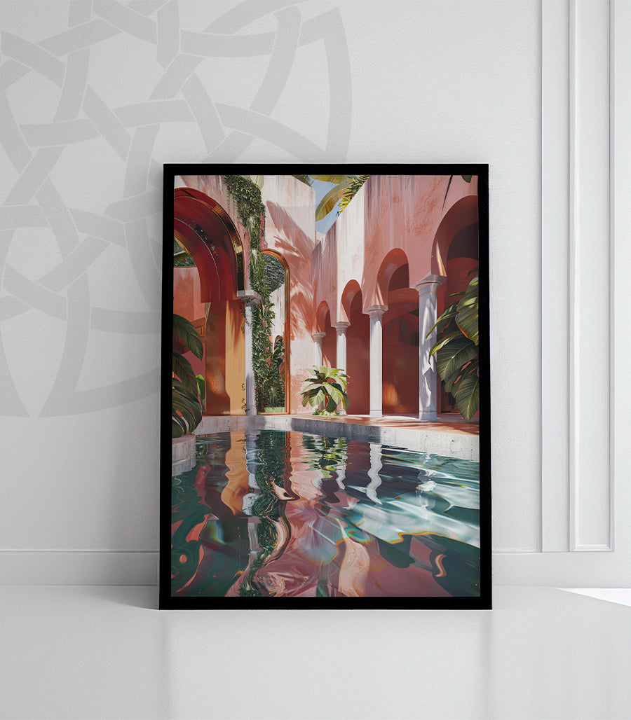 Tableau Décoratif : Reflets Méditerranéens