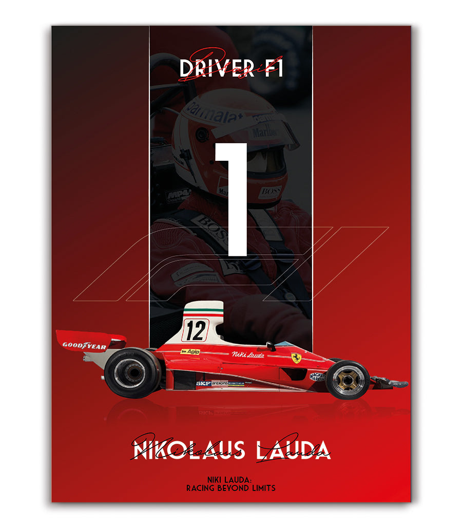 Tableau Décoratif - Niki Lauda : Légende de la Formule 1