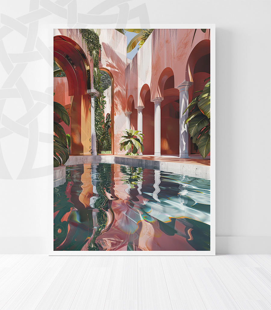 Tableau Décoratif : Reflets Méditerranéens