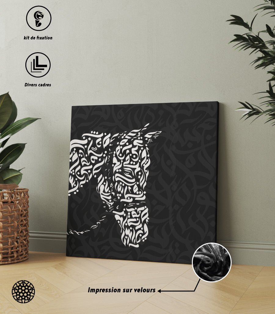 Tableau Décoratif Maroc Design Velours