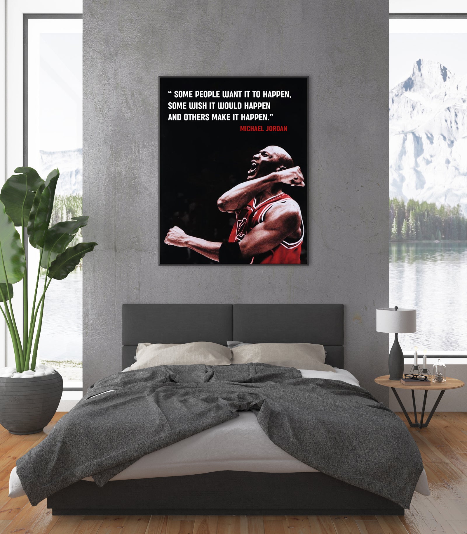 L'esprit de Michael Jordan Tableau Décoratif Moderne