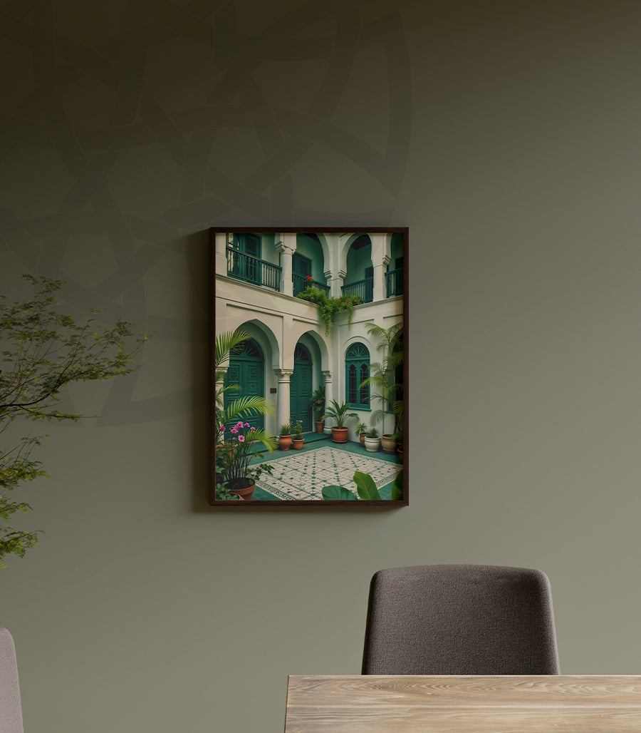 Tableau Décoratif : Évasion Andalouse Luxuriante