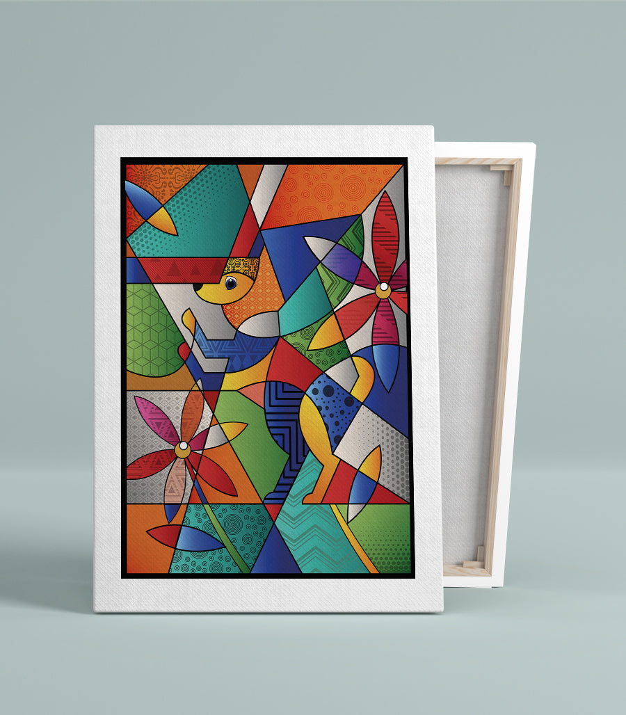 Tableau Décoratif Abstrait Kaléidoscope Culturel