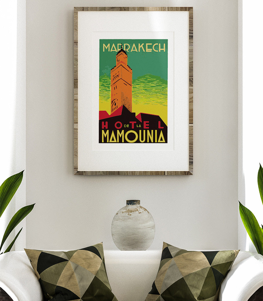 Tableau Decoratif Marrakech Hotel De La Mamounia