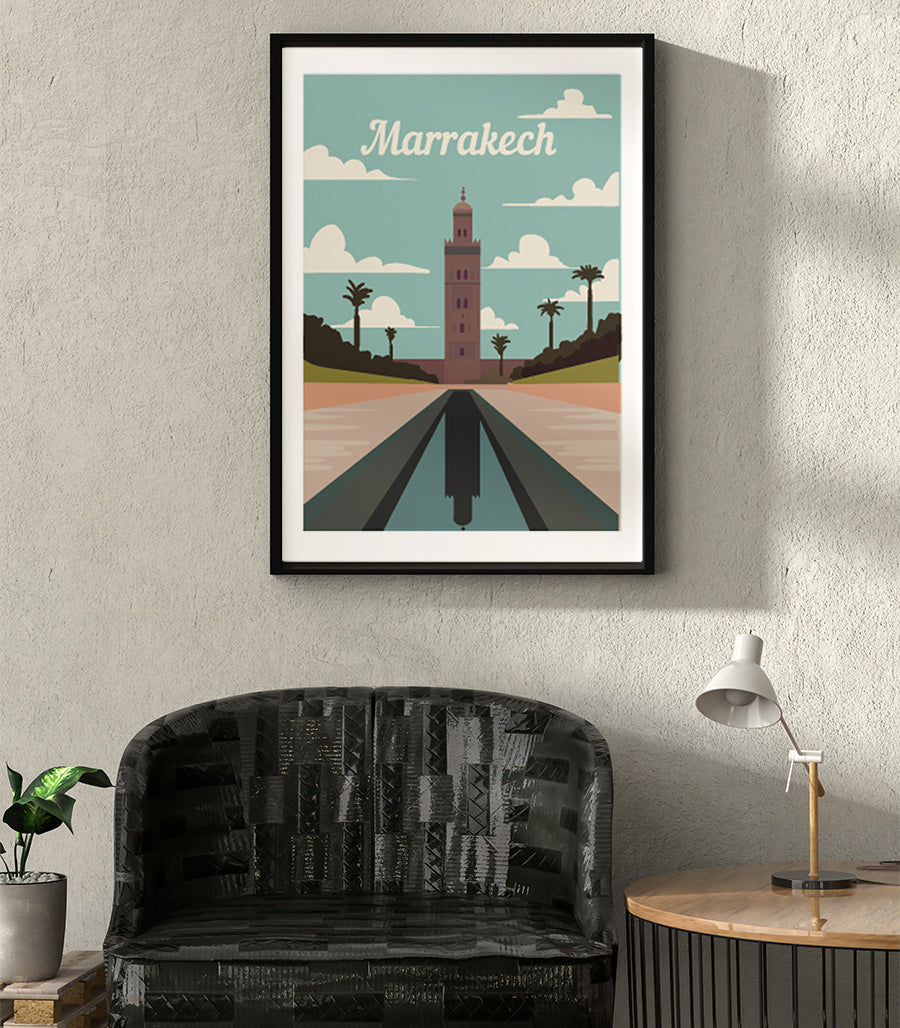 Tableau Decoratif Moderne Mural Marrakech