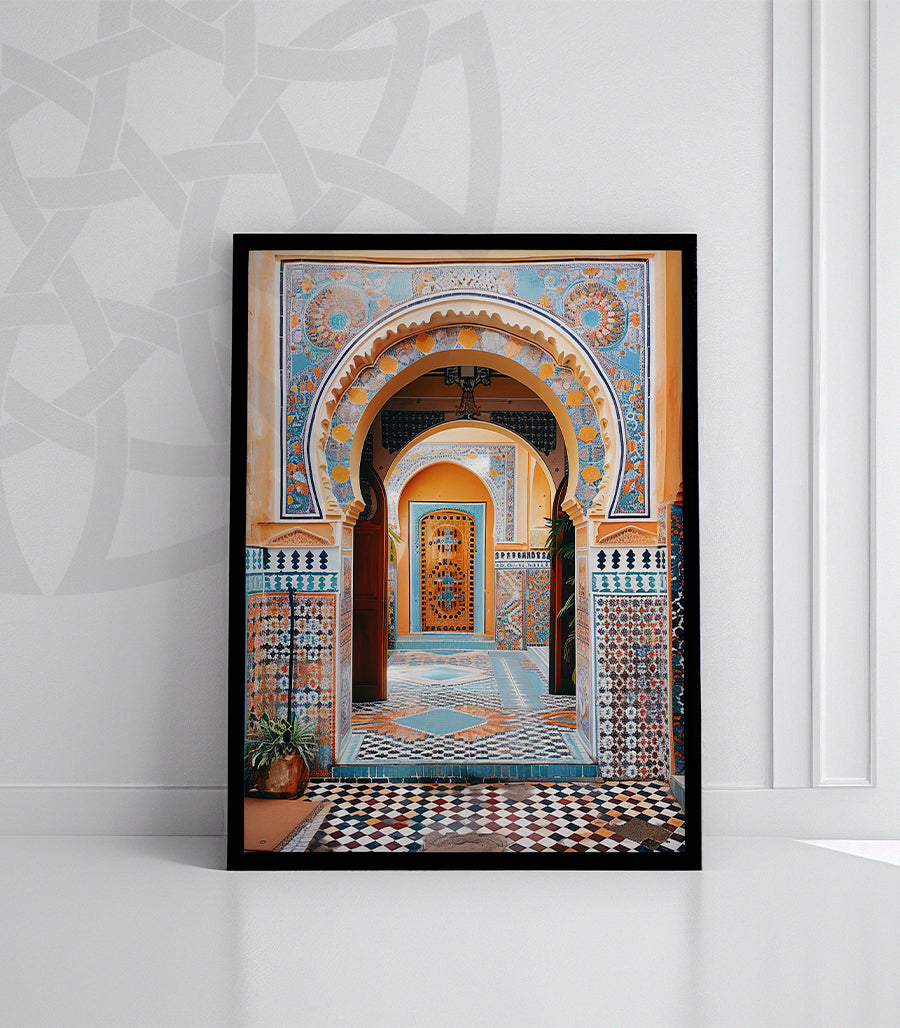 Tableau Décoratif : Splendeur de l&#39;Architecture Marocaine