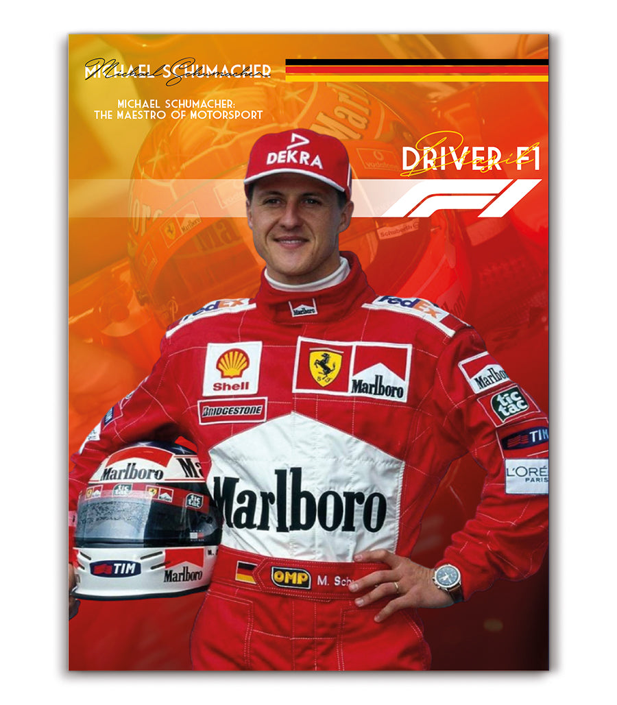 Tableau Décoratif - Michael Schumacher : Le Maître du Sport Automobile
