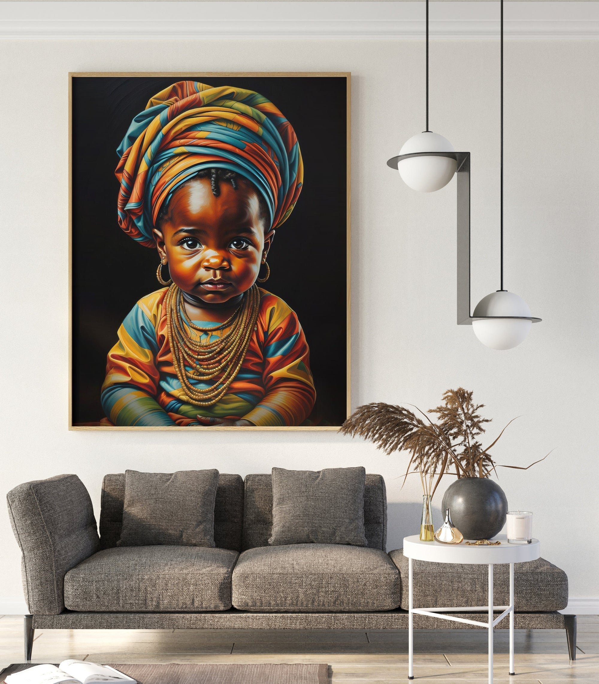 Tableau Décoratif Jeune Espoir Africain