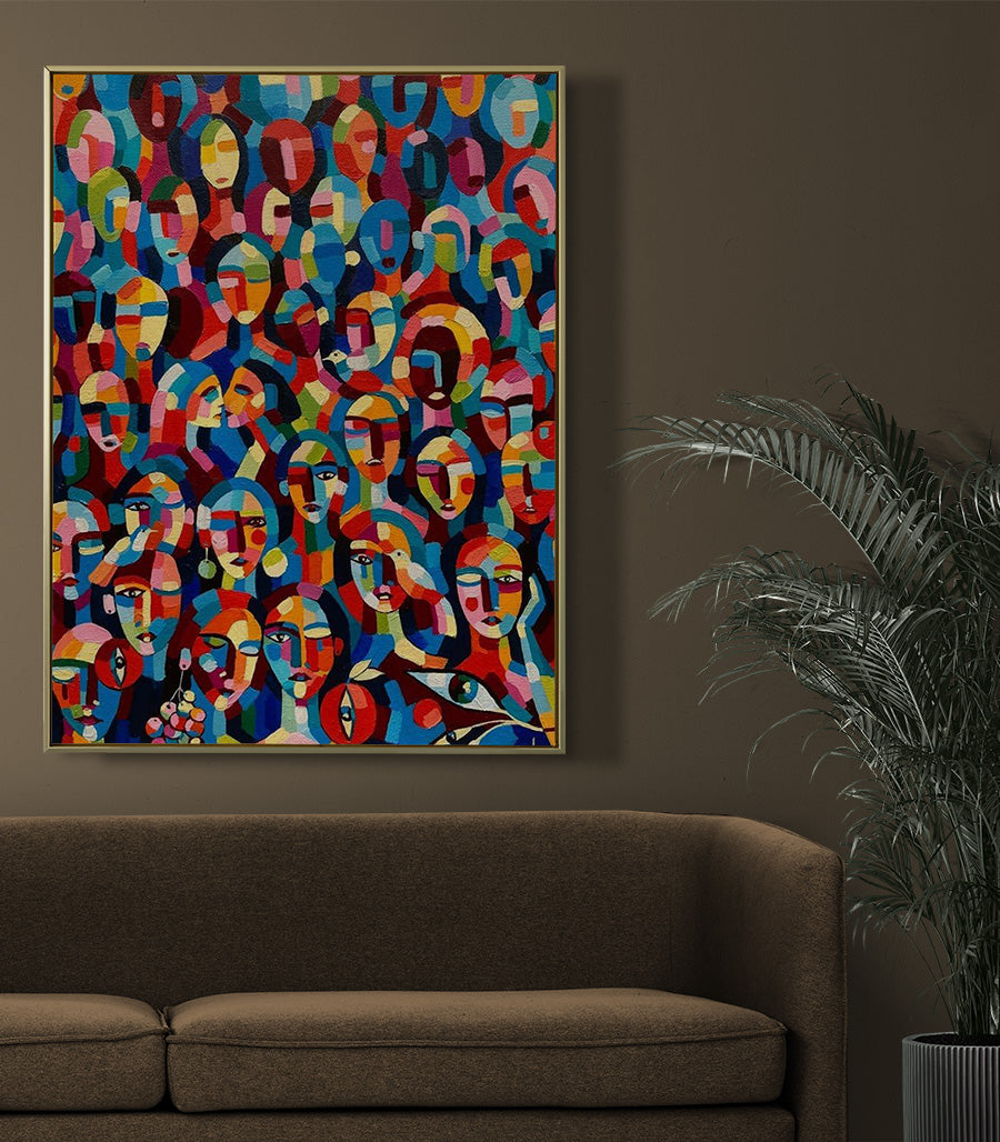 TABLEAU POP ART MAROC COULEURS ET TRADITIONS