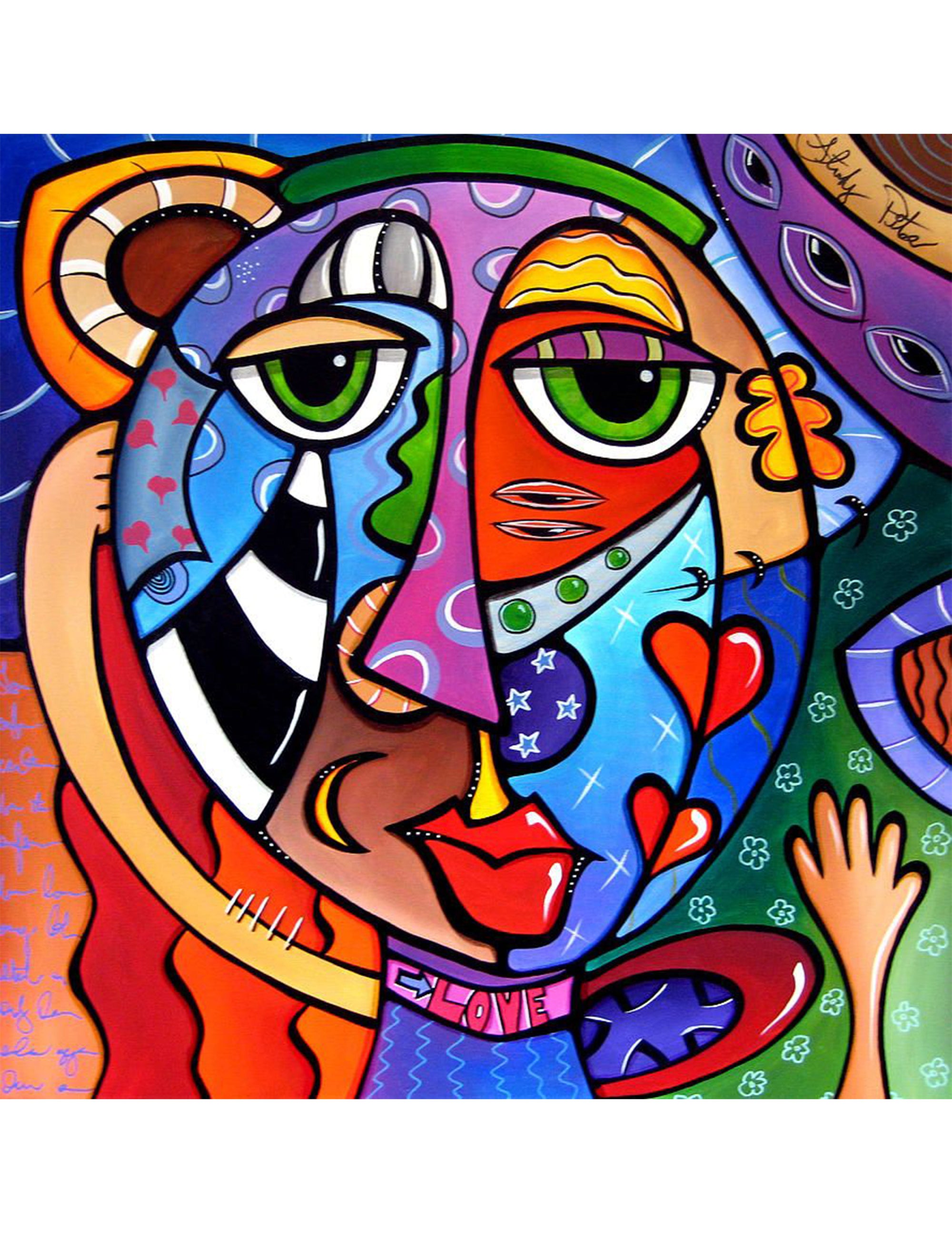 Pop Art en Voyage : Tableau Décoratif Vibrant