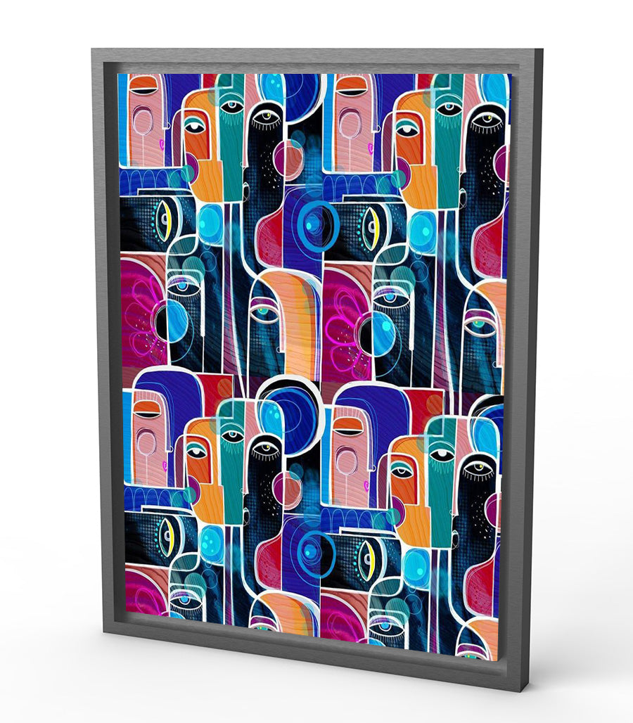 Tableau Pop Art Fleurs : Explosion de Couleurs