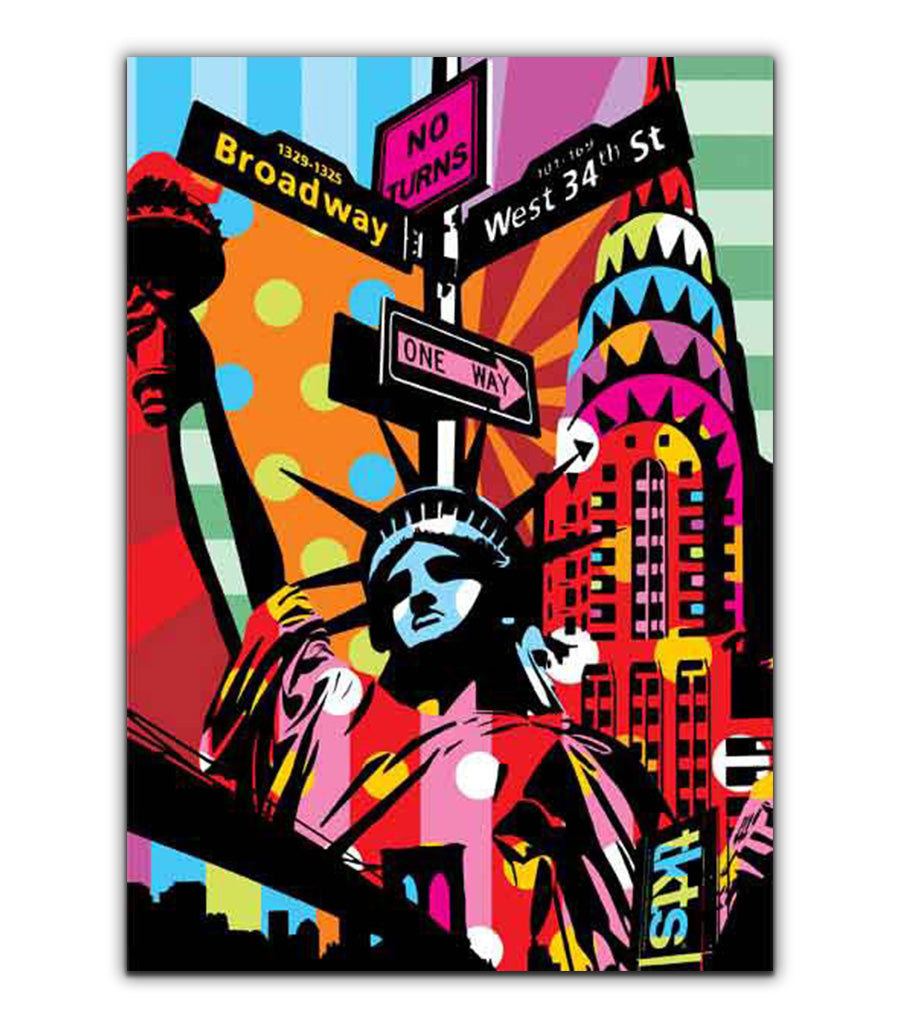 New York en Pop Art : L'Éclat du Style Urbain