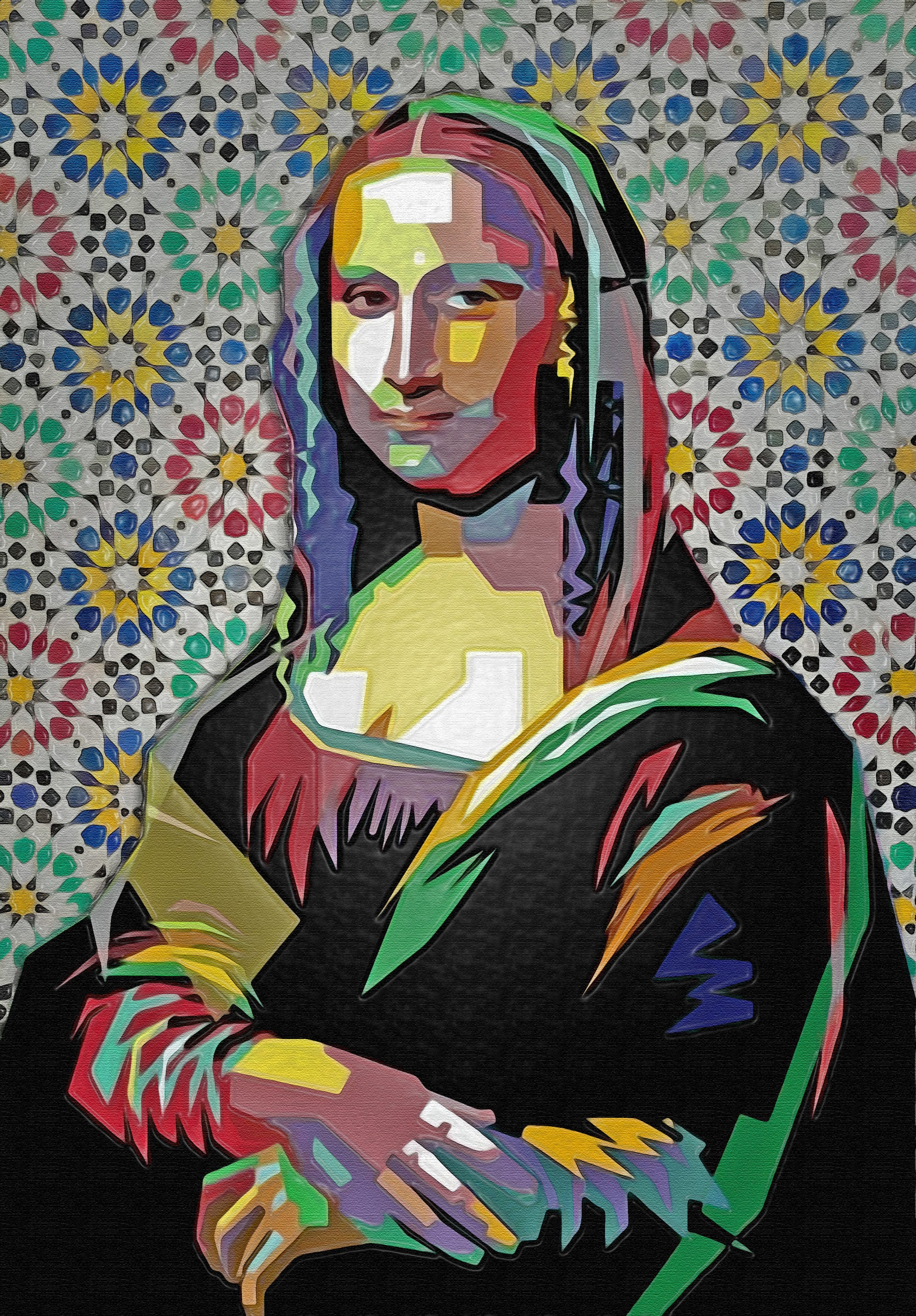 Tableau Pop Art chic moderne élégance urbaine