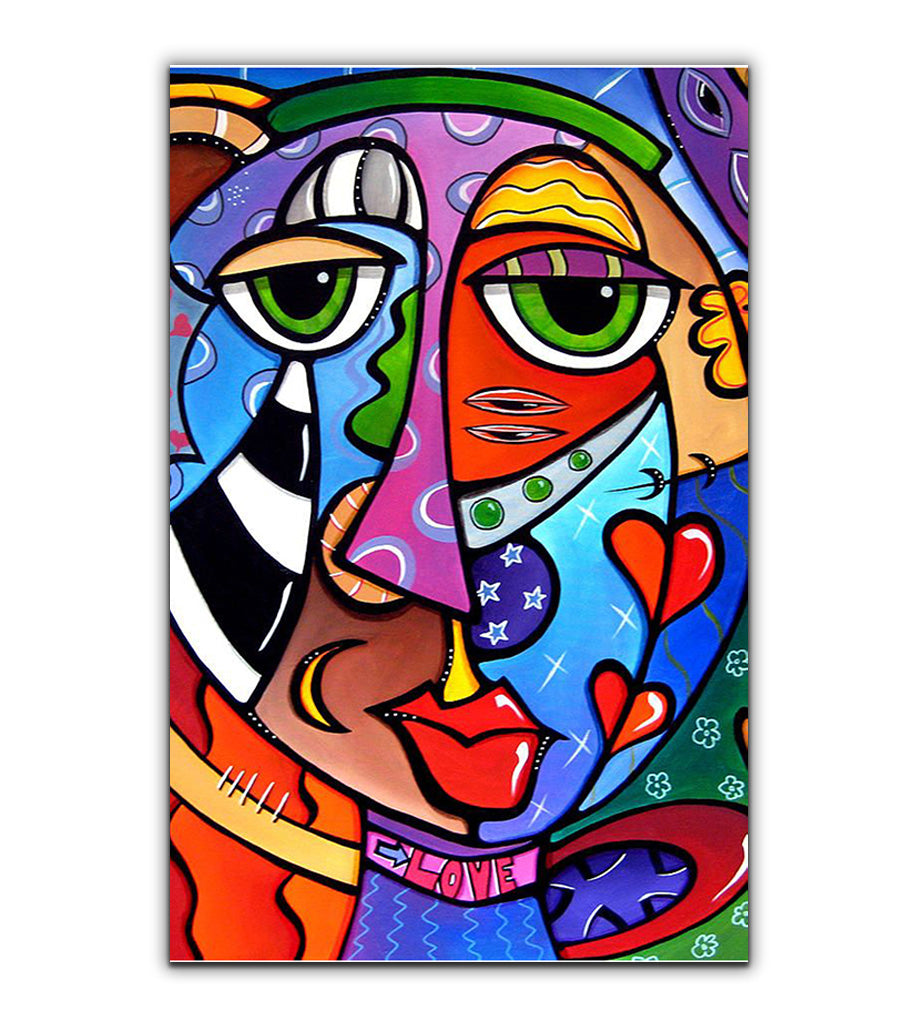 Pop Art en Voyage : Tableau Décoratif Vibrant