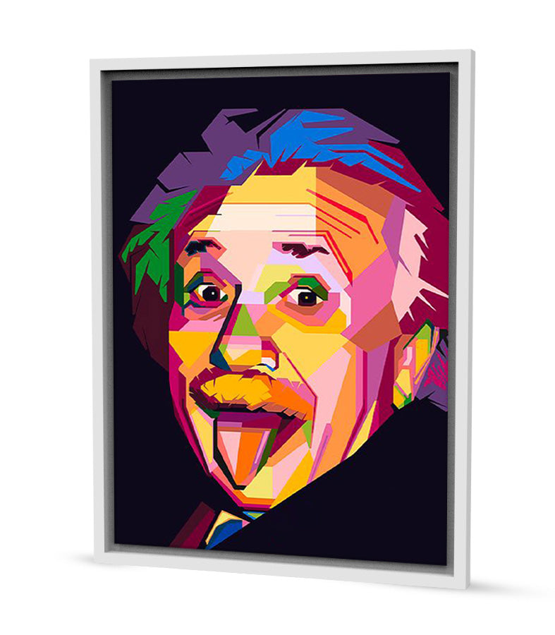 Tableau Décoratif de Albert Einstein en Pop Art