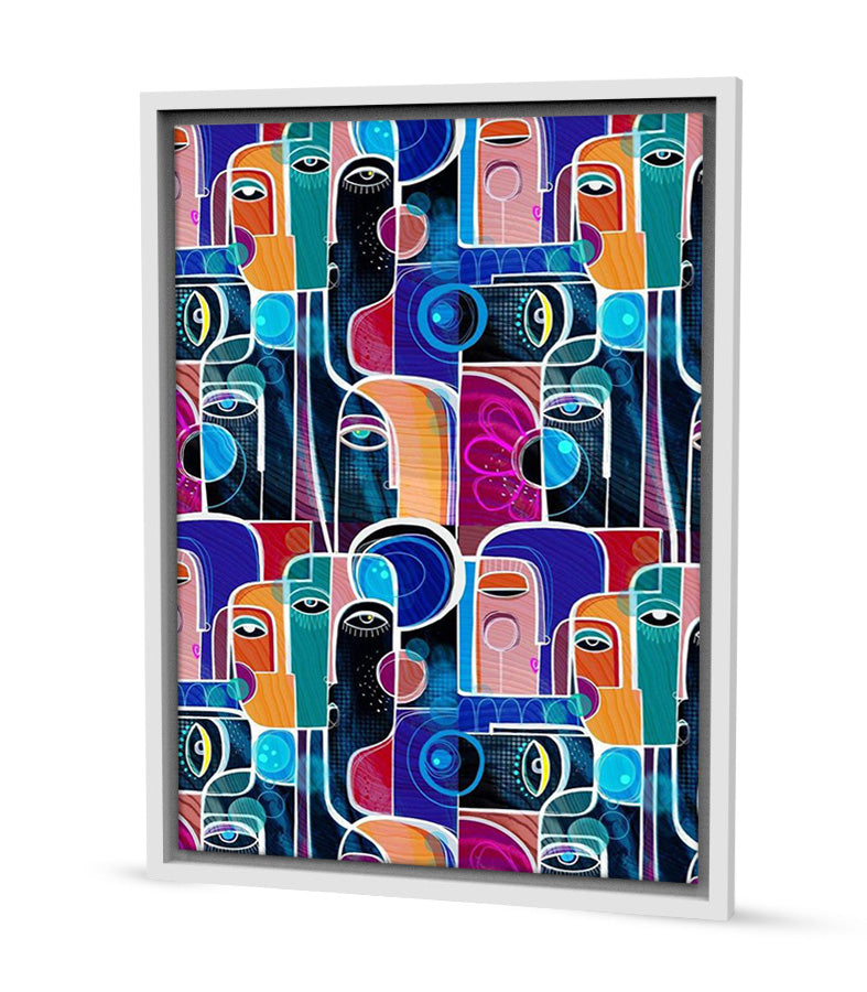 Tableau Pop Art Fleurs : Explosion de Couleurs