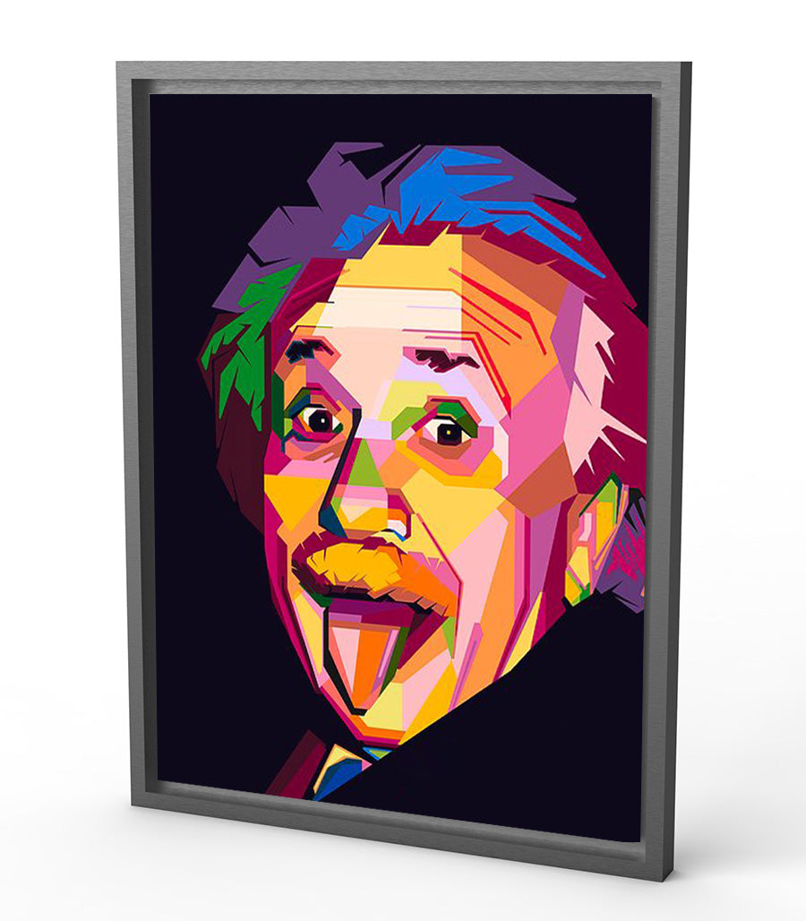 Tableau Décoratif de Albert Einstein en Pop Art