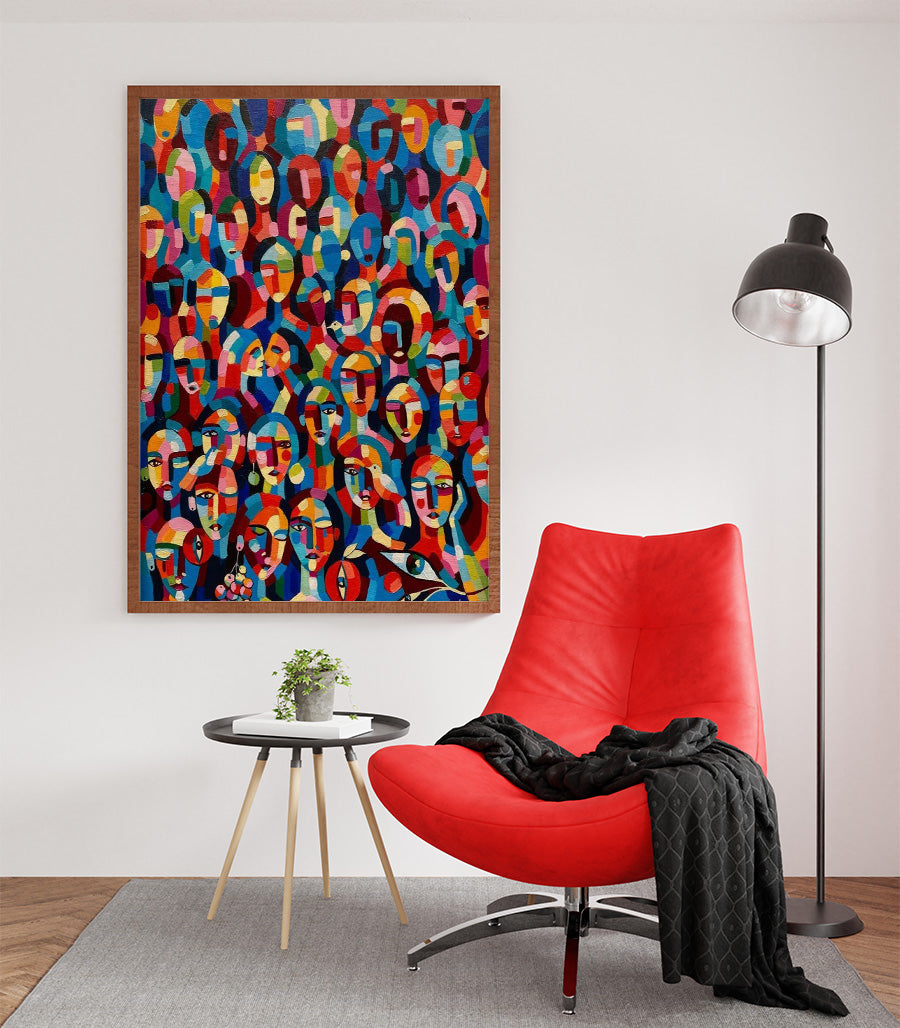 TABLEAU POP ART MAROC COULEURS ET TRADITIONS