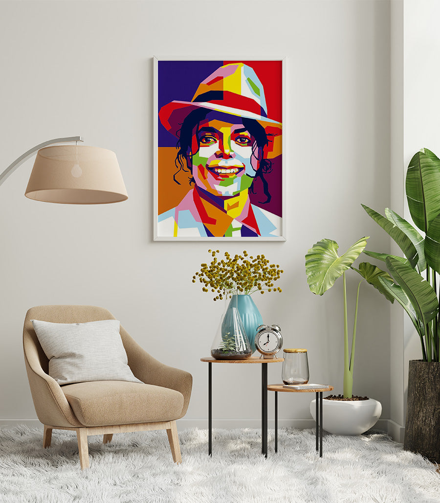 Tableau de Michael Jackson: Héritage du Roi de la Pop en WPAP