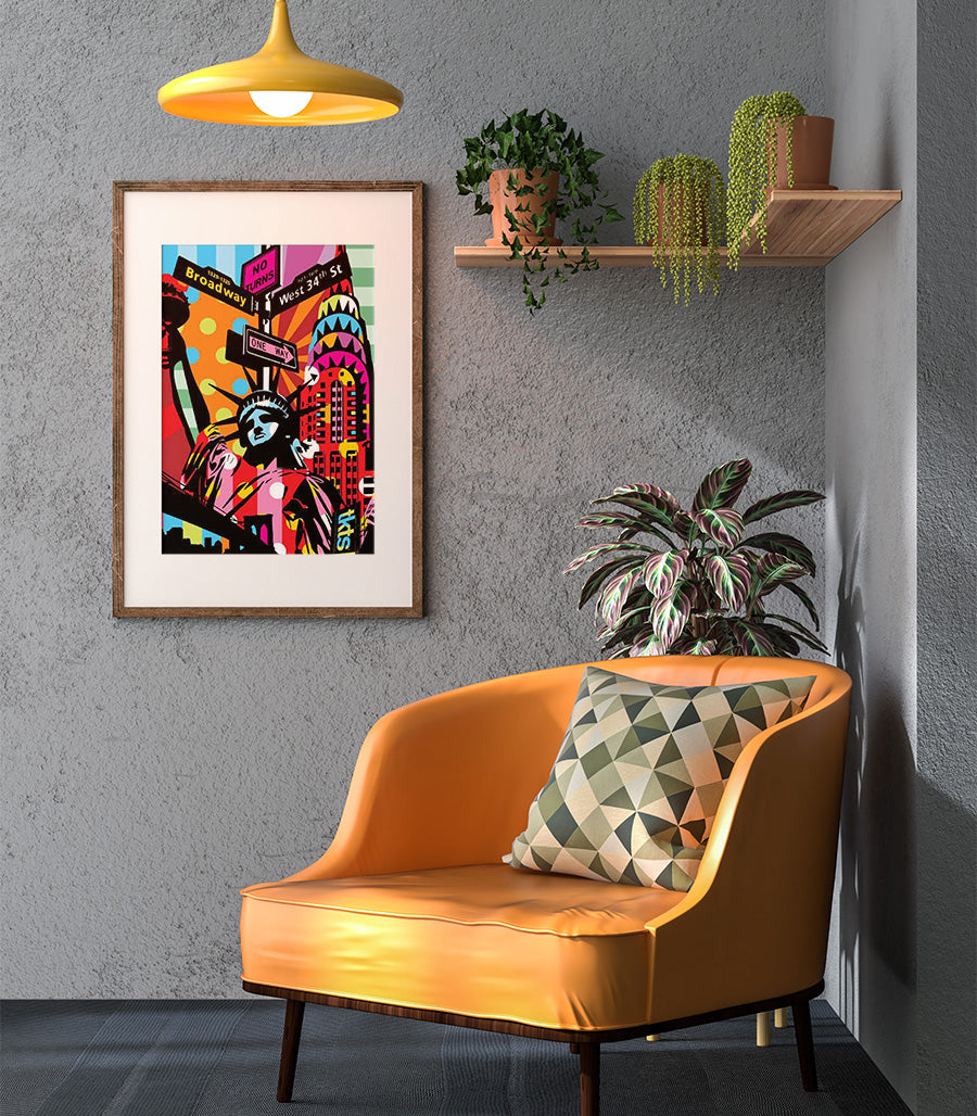 New York en Pop Art : L'Éclat du Style Urbain