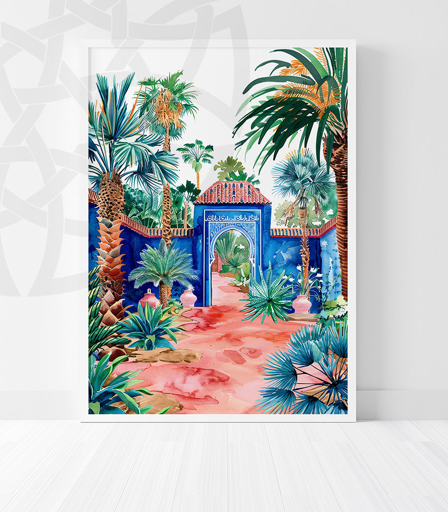 Tableau Décoratif : Marrakech, Entre Histoire et Couleurs