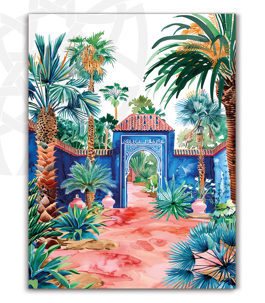 Tableau Décoratif : Marrakech, Entre Histoire et Couleurs