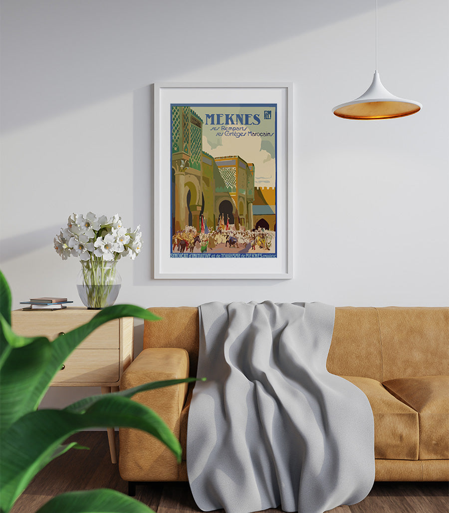 Tableau Decoratif Symdicat D'imitiative Et De Tourisme De Meknes