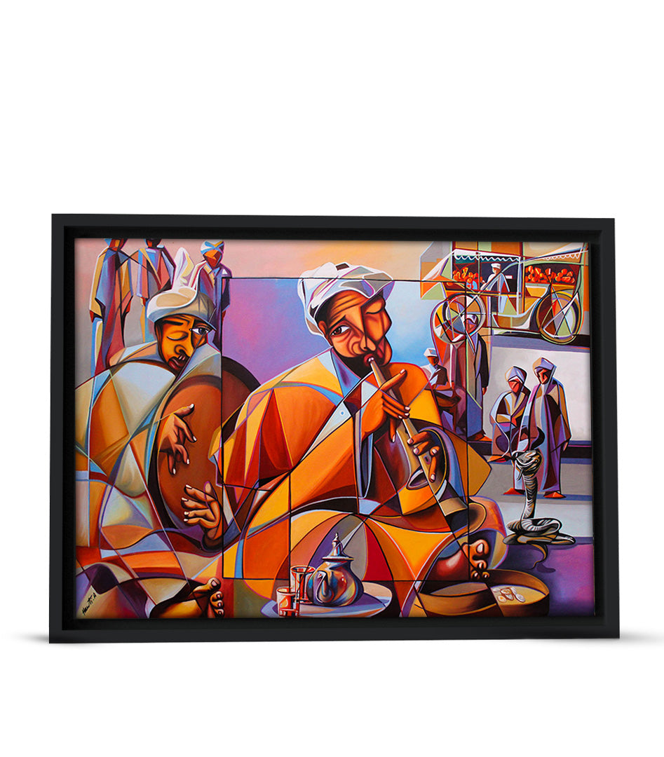 TABLEAU Art de Musique Traditionnelle Marocaine