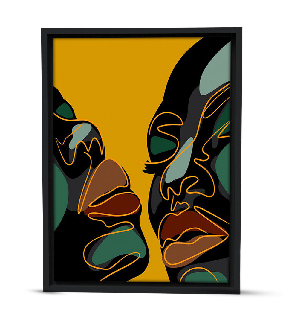 Tableau Décoratif Dialogue Abstrait