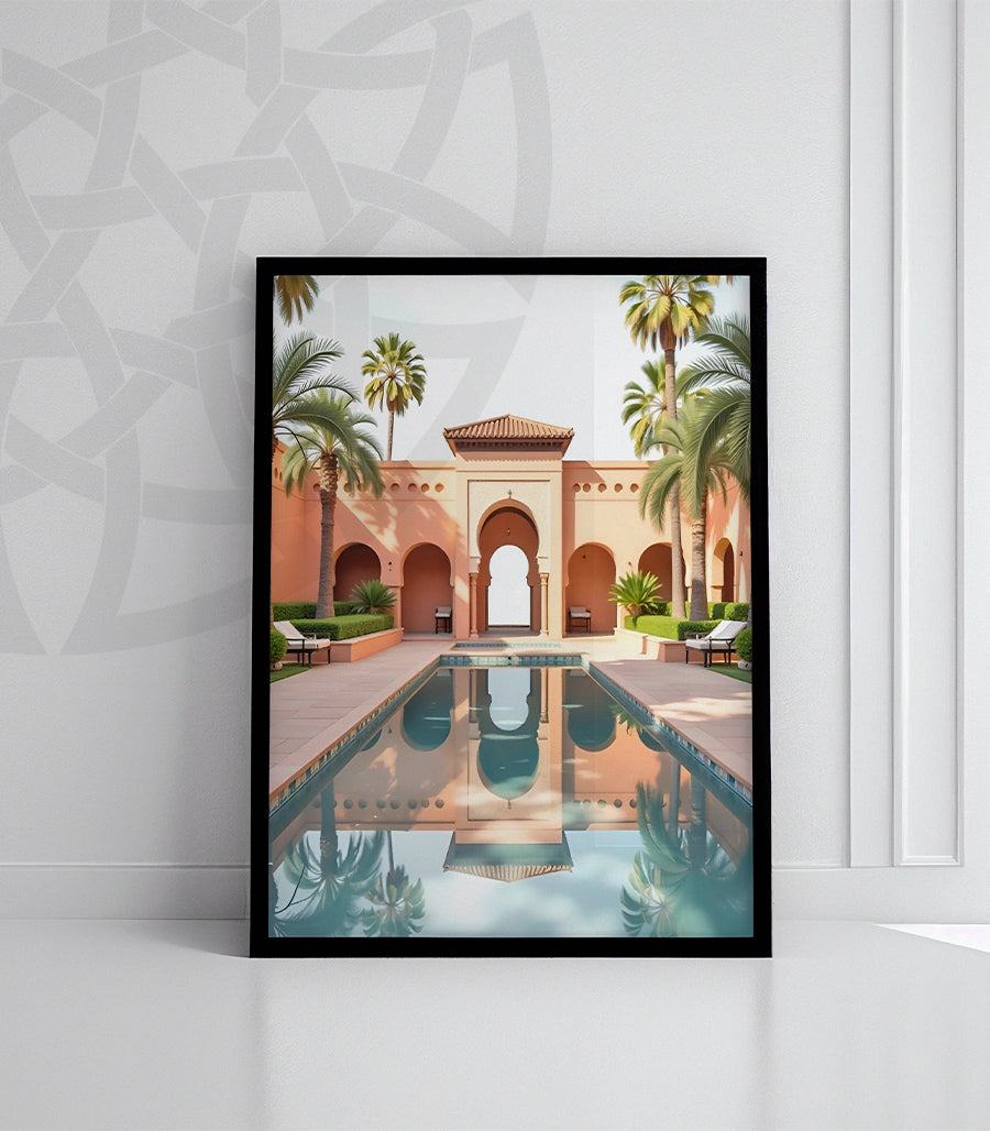 Tableau Décoratif : Cour Andalouse Authentique