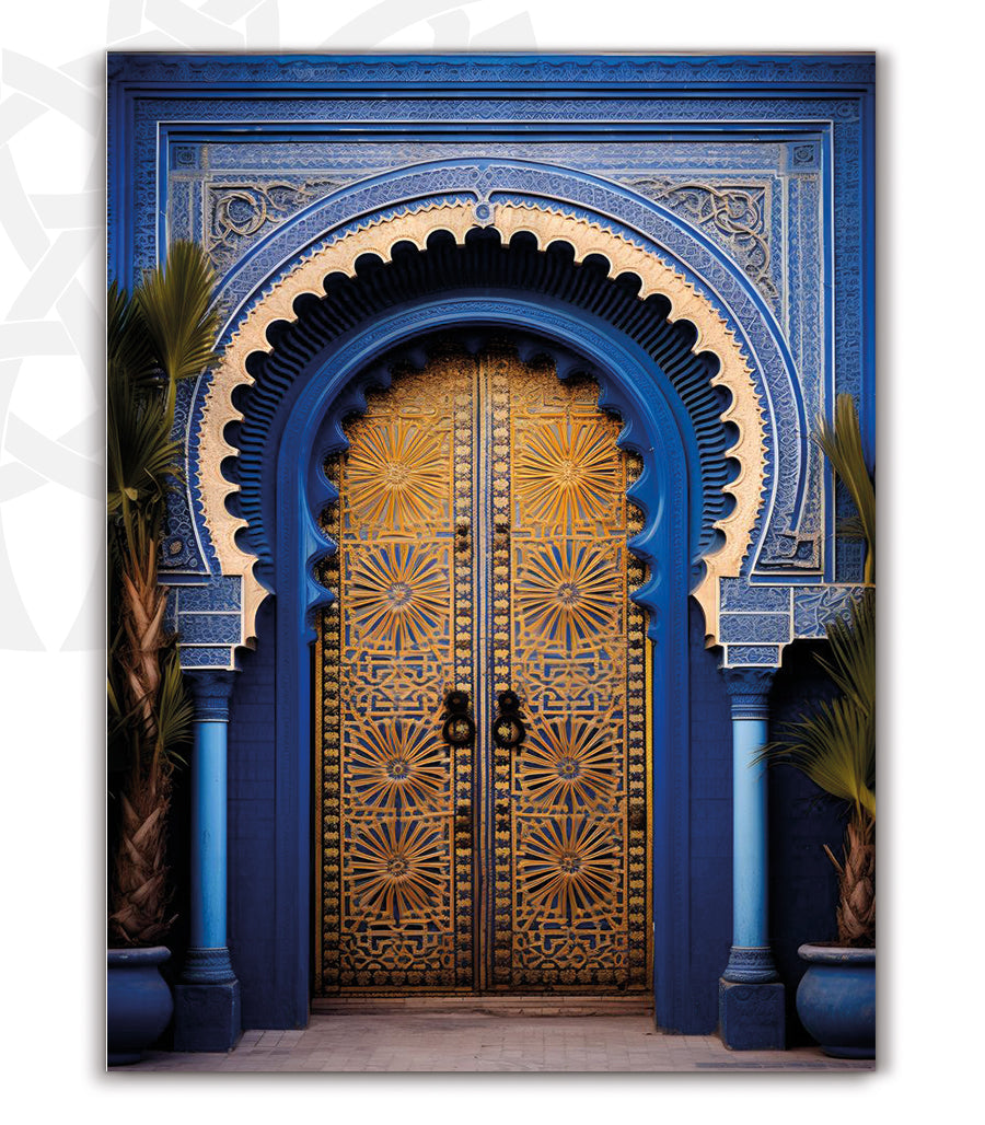 Tableau Décoratif : La Splendeur des Portes de Fès