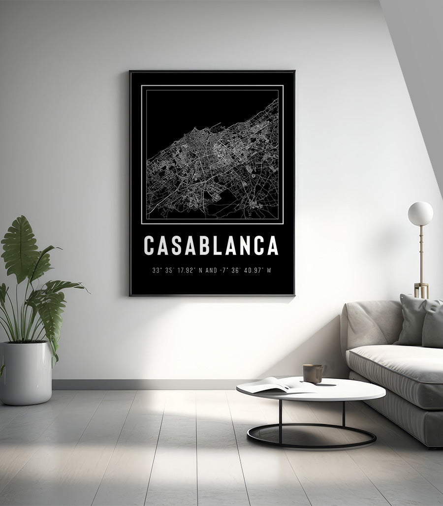 Cartographie Contrastée de Casablanca