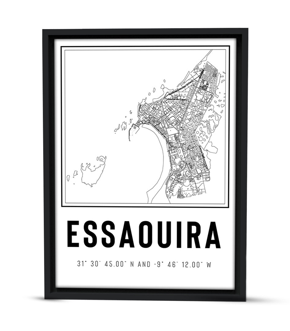 Contours Calligraphiques Maritimes d&#39;Essaouira