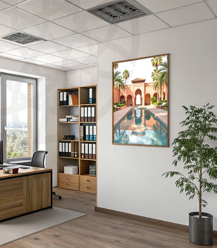 Tableau Décoratif : Cour Andalouse Authentique