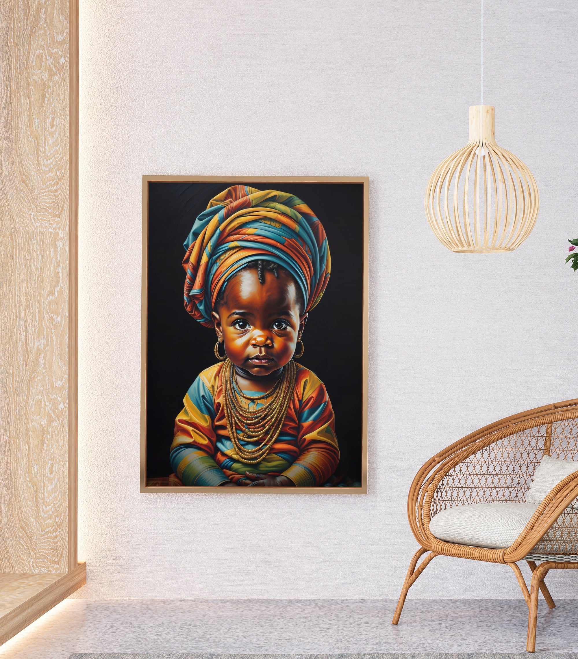 Tableau Décoratif Jeune Espoir Africain