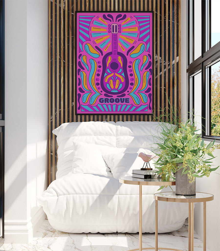 Tableau Décoratif - Groove Psychédélique