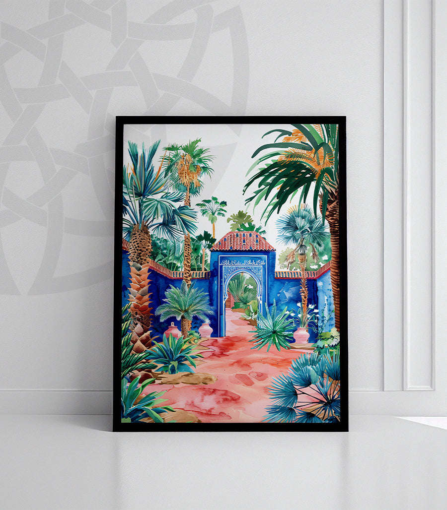 Tableau Décoratif : Marrakech, Entre Histoire et Couleurs