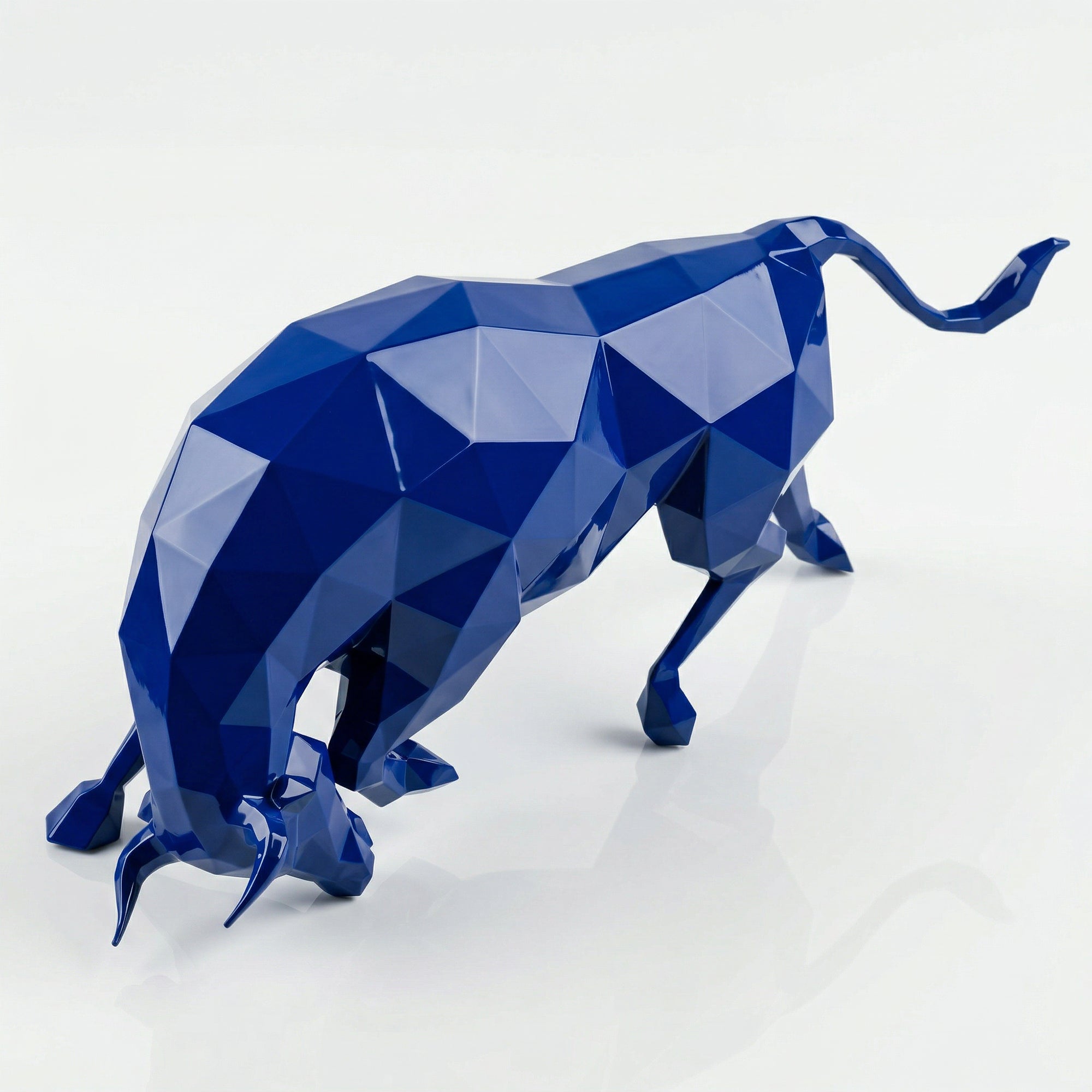 Grande Sculpture taureau Origami