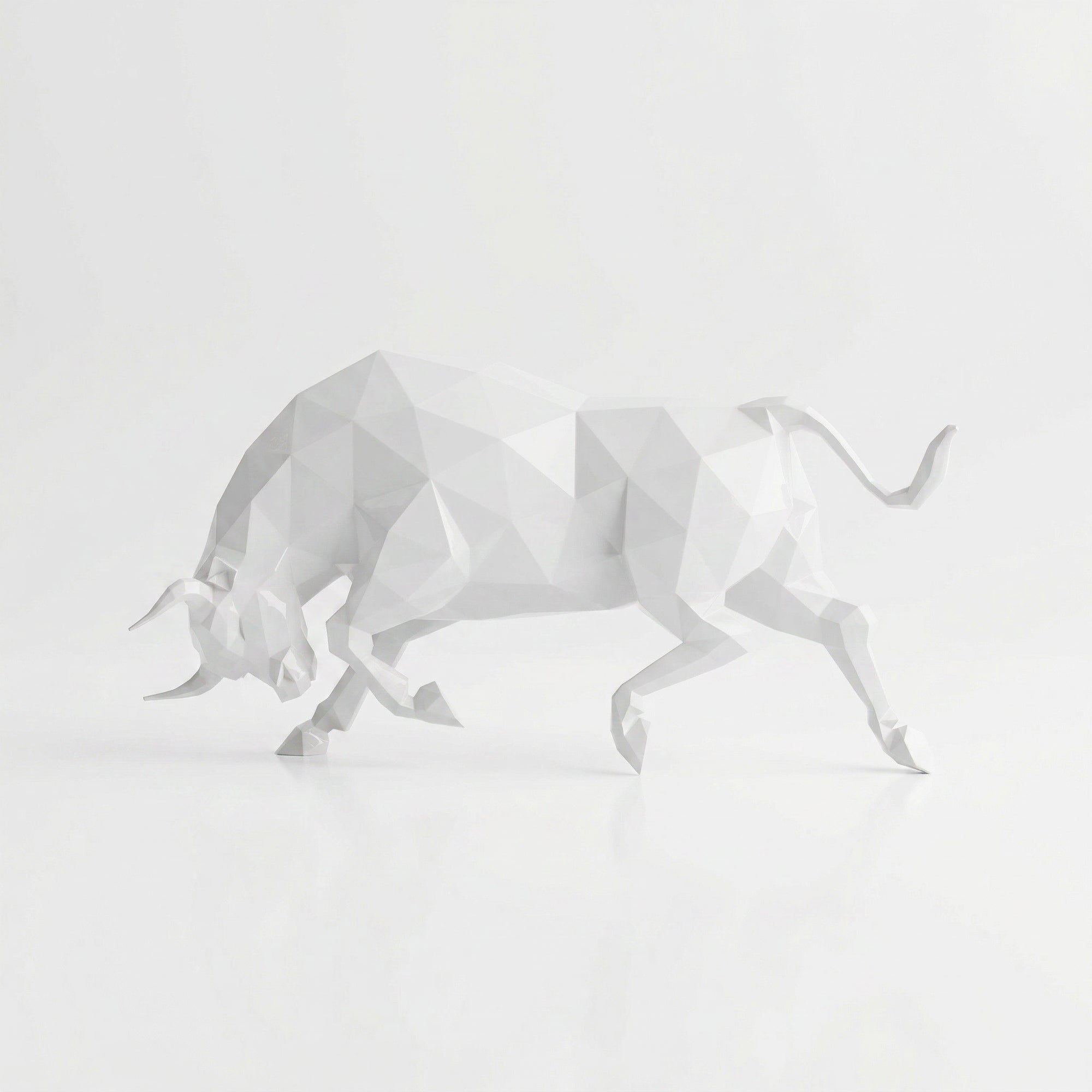 Grande Sculpture taureau Origami