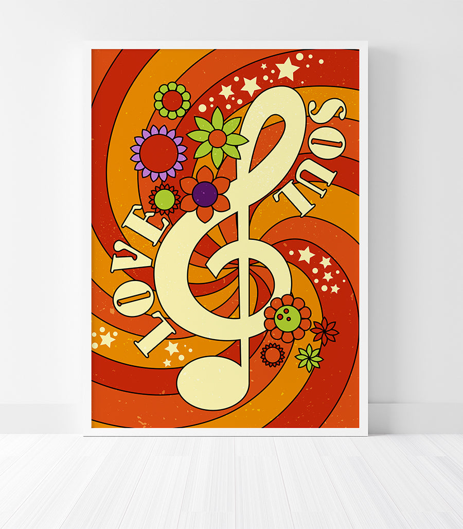 Tableau Décoratif - Love &amp; Soul Vintage